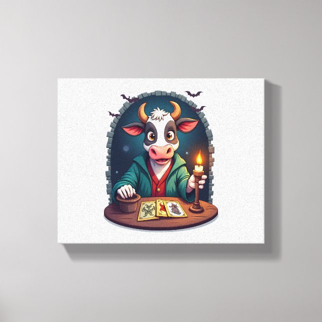 Toile Cow Tarot of Terror (Recto)