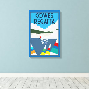 Toile Cowes île de Wight Yacht Regatta