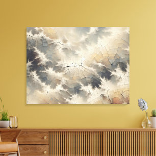 Toile Crackle rustique Abstrait