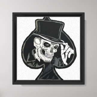 Toile Crâne de Pique