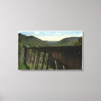 Crawford Notch Vue sur Frankenstein Trestle