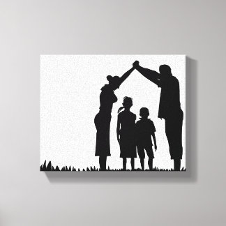 Toile Créez votre image de famille
