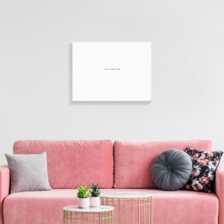 Toile Créez votre propre blanc