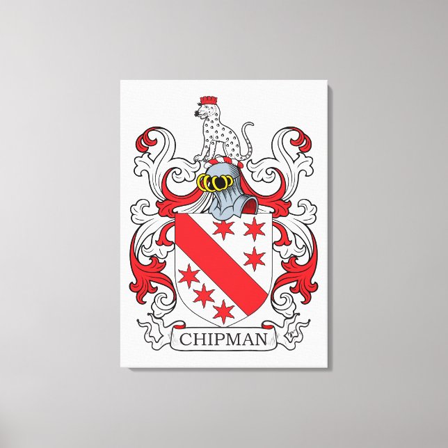 Toile Crest de la famille Chipman (Recto)