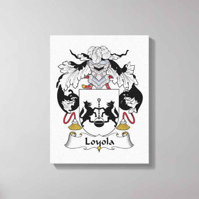 Toile Crest de la famille Loyola (Recto)