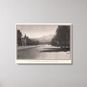 Toile Crêtes jumelles des rues du marché et de Noe