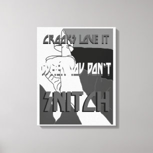 Toile Crooks Love It Wrapped Canvas