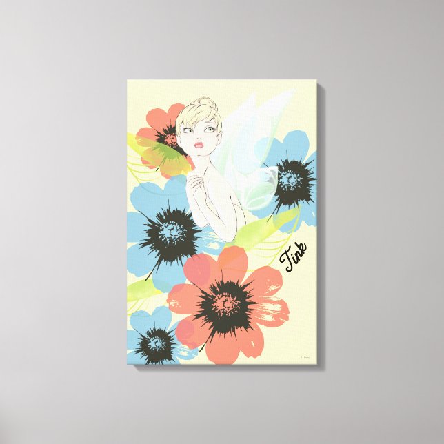 Toile Croquis Bell Tinker Avec Fleurs Cosmos (Recto)