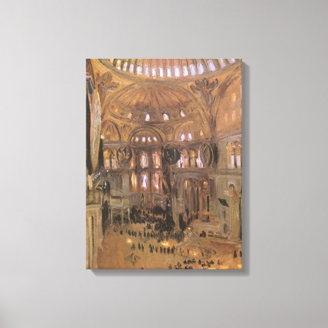 Toile Croquis de Père Noël Sophia par John Singer Sargen (Recto)
