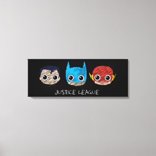 Toile Croquis des chefs de la Mini Ligue de Justice