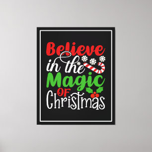 Toile Croyez en la magie de Noël-82301