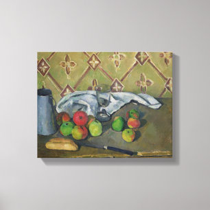 Toile Cruche de fruit, de serviette et de lait,