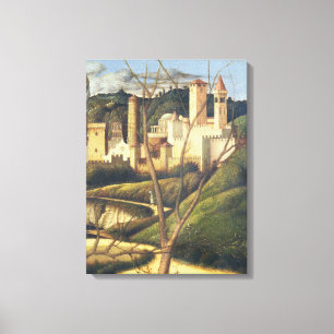 Toile Crucifixion (détail du paysage d'arrière - plan