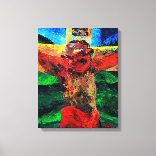 Toile Crucifixion il est 2009 de finition