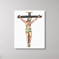 Crucifixion Jésus Christ Croix Aquarelle art