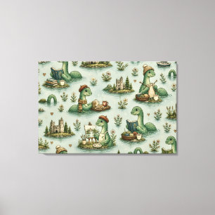 Toile Cryptides confortables Nessie Monstre du Loch Ness