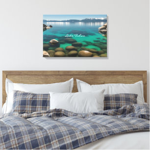 Toile Crystal Clear Lake Tahoe Paysage Photographie