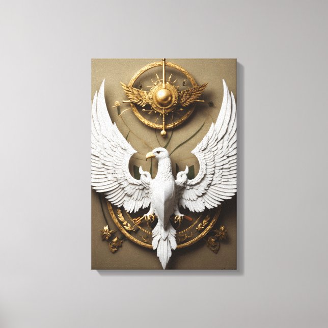 Toile Crystal Eagle Canvas Art – Fierce Wild Spirit Wall (Recto)