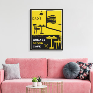 Toile Cuisine de famille personnalisée