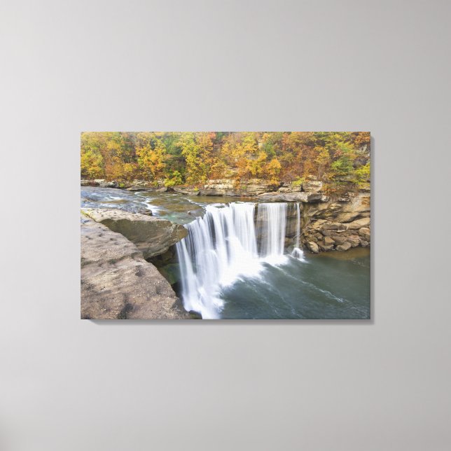 Toile Cumberland Falls State Park près de Corbin Kentuck (Recto)