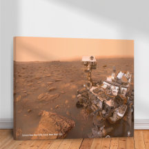 Curiosity Rover Mars Dusty Selfie au Mont Sharp