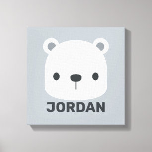 Toile Cute Little Polar Bear