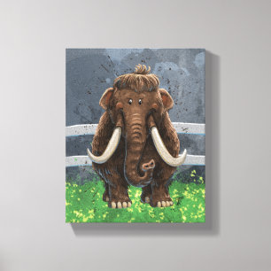 Toile Cute Mastodon