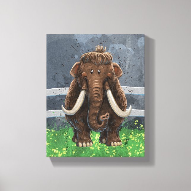 Toile Cute Mastodon (Recto)