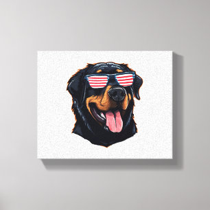 Toile Cute Rottweiler Puppy