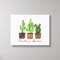 Cute Watercolor Cactus