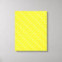 Cute Yellow Crayon Artsy Motif