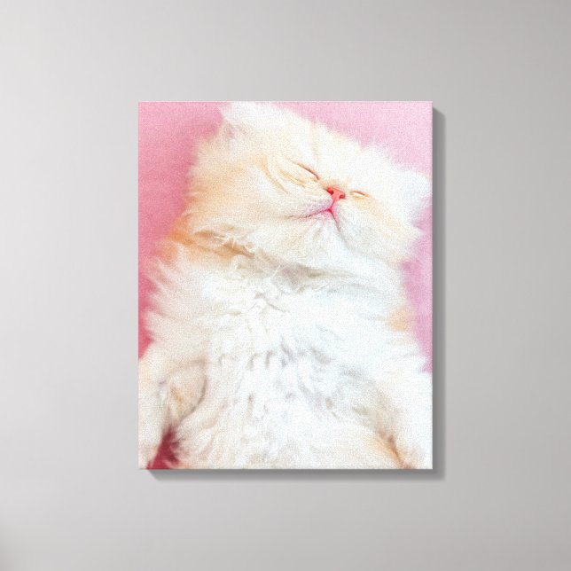 Toile Cutest Baby Animals | Lovely Kitten Sleeping (Recto)
