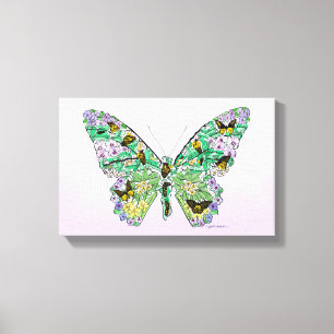 Toile Cycle de vie des papillons