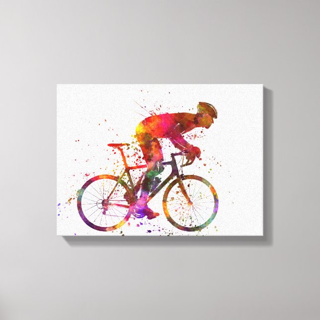 Toile cyclist road bicycle (Recto)