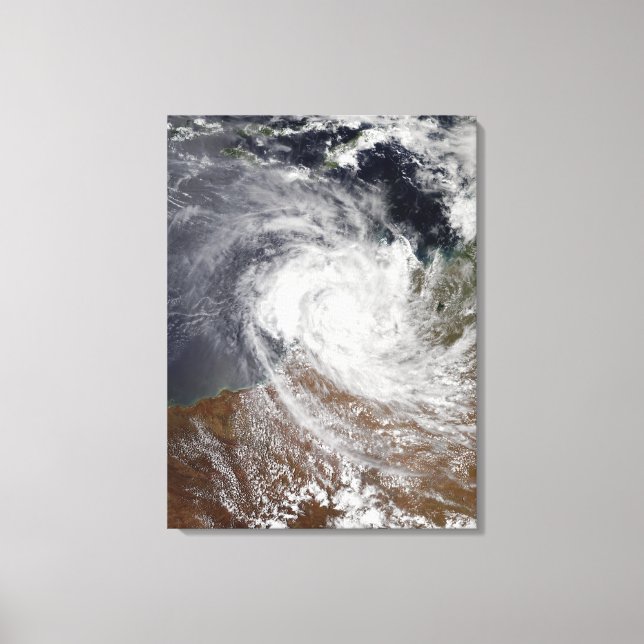 Toile Cyclone tropical Billy sur l'Australie (Recto)