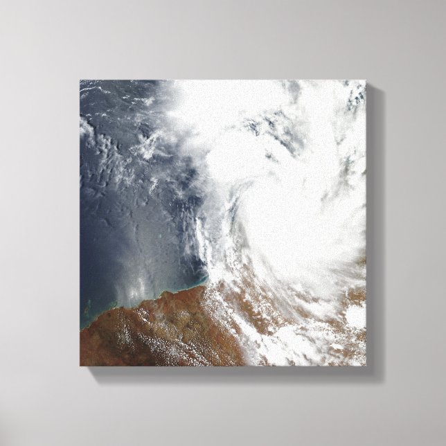 Toile Cyclone tropical Laurence (Recto)