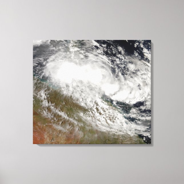 Toile Cyclone tropical Olga sur le nord-est de l'Austral (Recto)