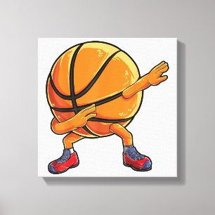 Toile Dabbing Basketball Ball Funny Boys Hommes Femmes S