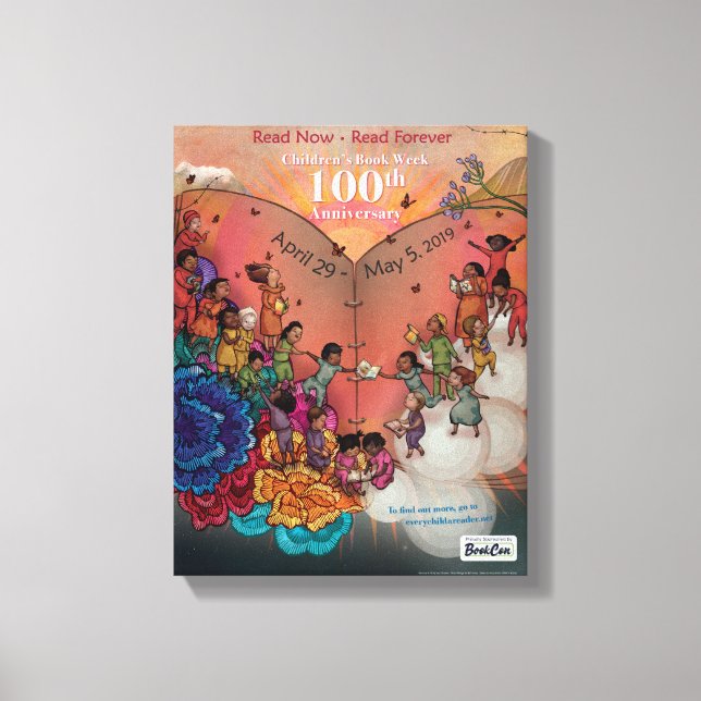 Toile d'affiche de la Semaine du livre pour enfant (Recto)