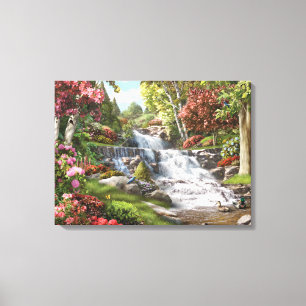 Toile d'Alan Giana "By the Falls"