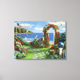 Toile d'Alan Giana "Les ailes silencieuses de la l