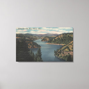 Toile d'Alene de Coeur, identification - vue de baie de
