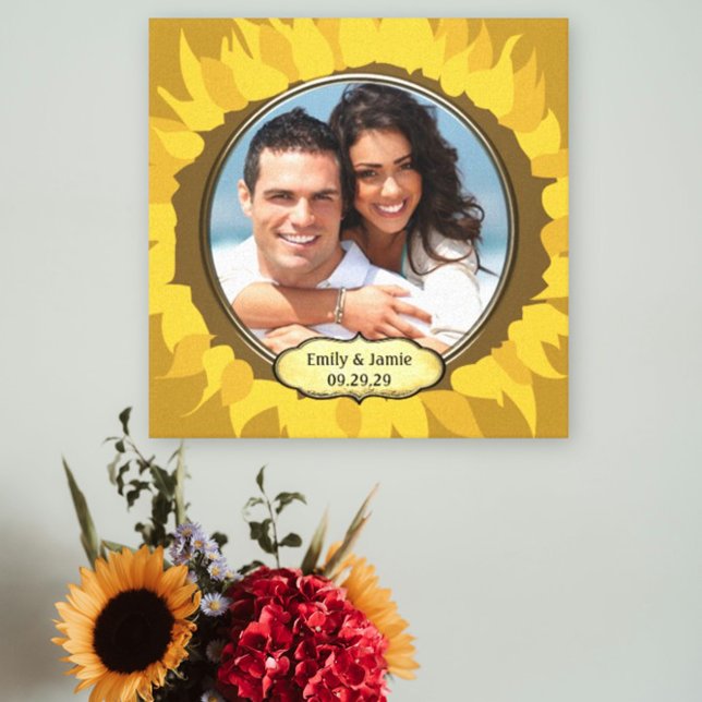 Toile Damask Your Photo Wrapper Canvas (Créateur téléchargé)