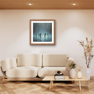 Toile Danse sous la pluie