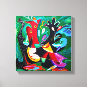 Toile Danse Taino, Art Porto Rico