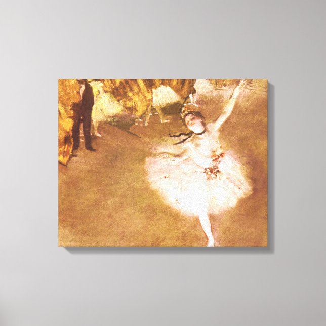 Toile Danseur de ballet Diplôme de la peinture étoile (Recto)