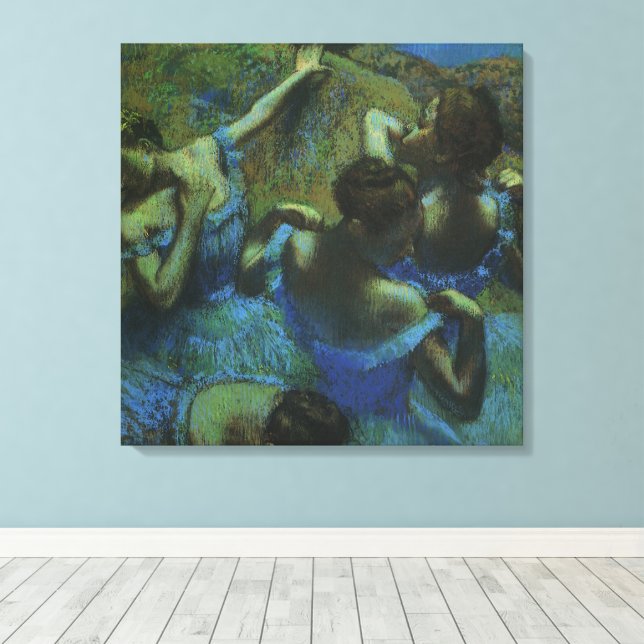 Toile Danseurs bleus par Edgar Degas, Impressionnisme Vi (Insitu (Plancher de Bois))