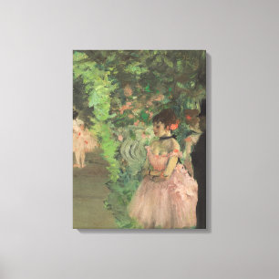 Toile Danseurs d'Edgar Degas   à l'arrière plan,