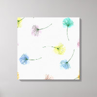 Dansons | Motif floral aquarelle