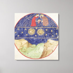Toile Dante et Béatrice